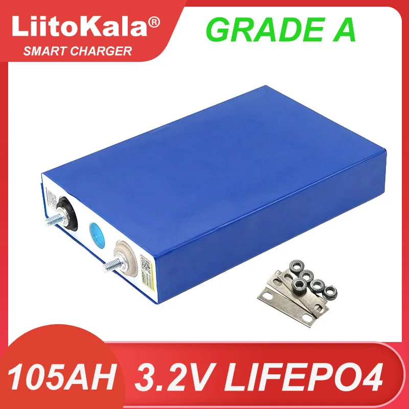 

Литиевая батарея liitokala, 3,2 в, Ач, lifepo4, железо-фосфор, 12 В, 24 дюйма