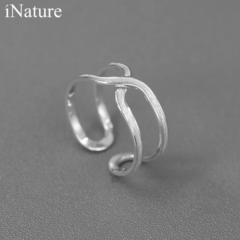 

INATURE 925 Sterling Silver Infinity Promise Love Rings for Women Engagement Wedding Jewelry