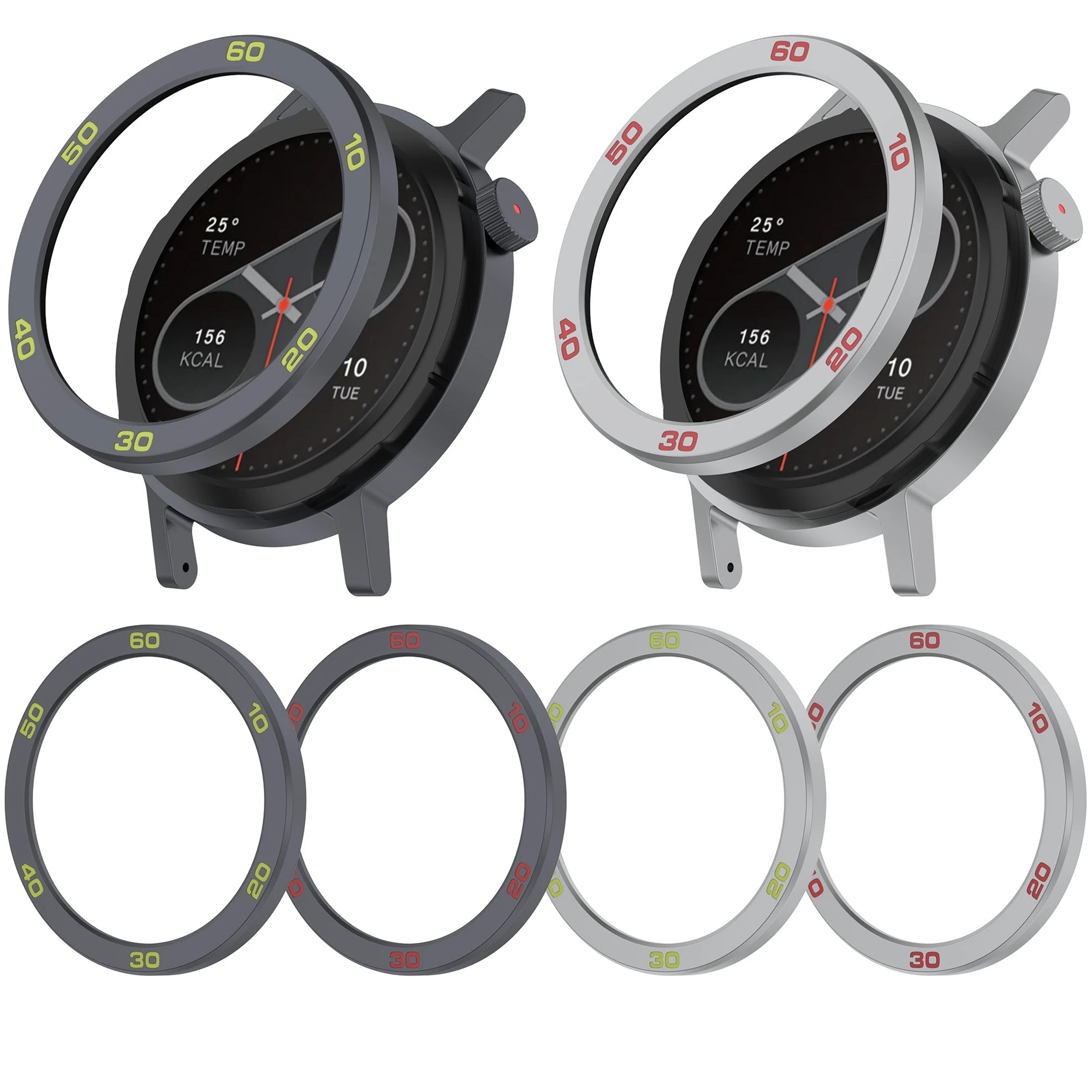 Сменный чехол-рамка для часов CMF Watch Pro2 Металлический ободокCMF ПО ПРИМЕЧАНИЕ