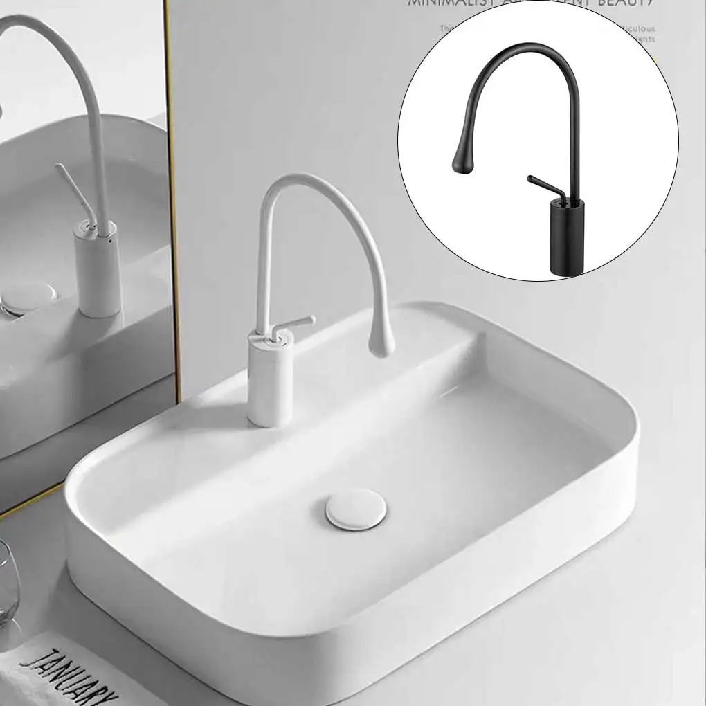 

Bathroom Faucet Brushed Gold Basin Faucet Hot Cold Black Sink Faucet Brass Faucet Kitchen Faucet Swivel Sink Water Crane