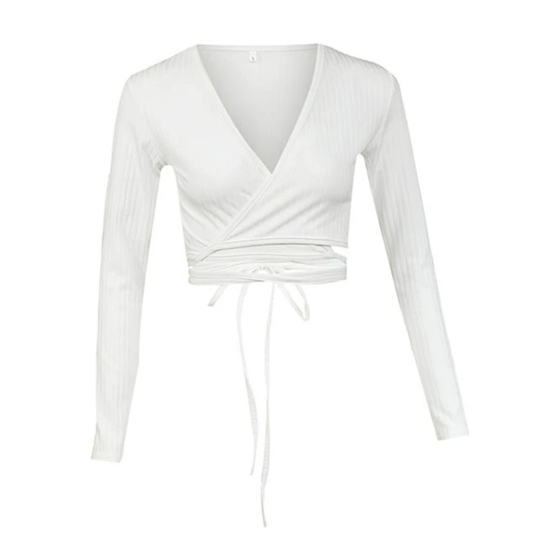 

CPDD Women Solid Casual Blouse Air-conditioning Cropped Tops Sun Protection Clothes Female Slim Fit Shirt Early Autumn Covers