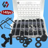 10 9 high strength iso7380 screws half round head hexagon socket machine computer accessories hardware m3 set bolts and nuts kit
