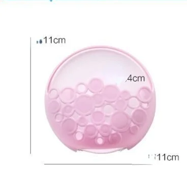 

Creative and Powerful Suction Cup Wall-Mounted Kitchen Drain Storage Box Bathroom Rack Punch-Free Soap Soap Dish