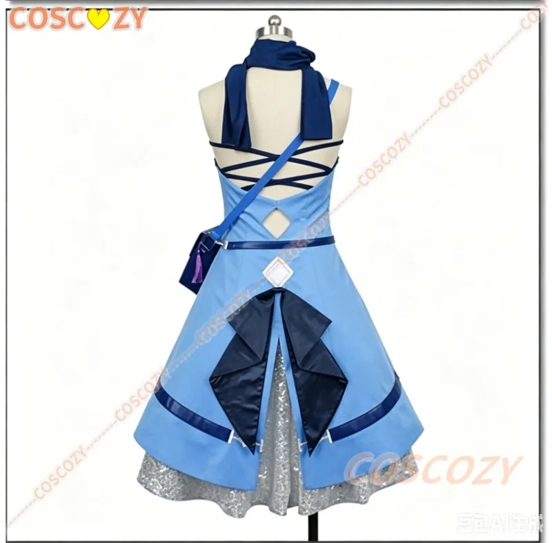 Фото Костюм для косплея Uma Musume Pretty Derby Super Creek, парик, уши, хвост, реквизит для взрослых на Хэллоуин и Рождество №3