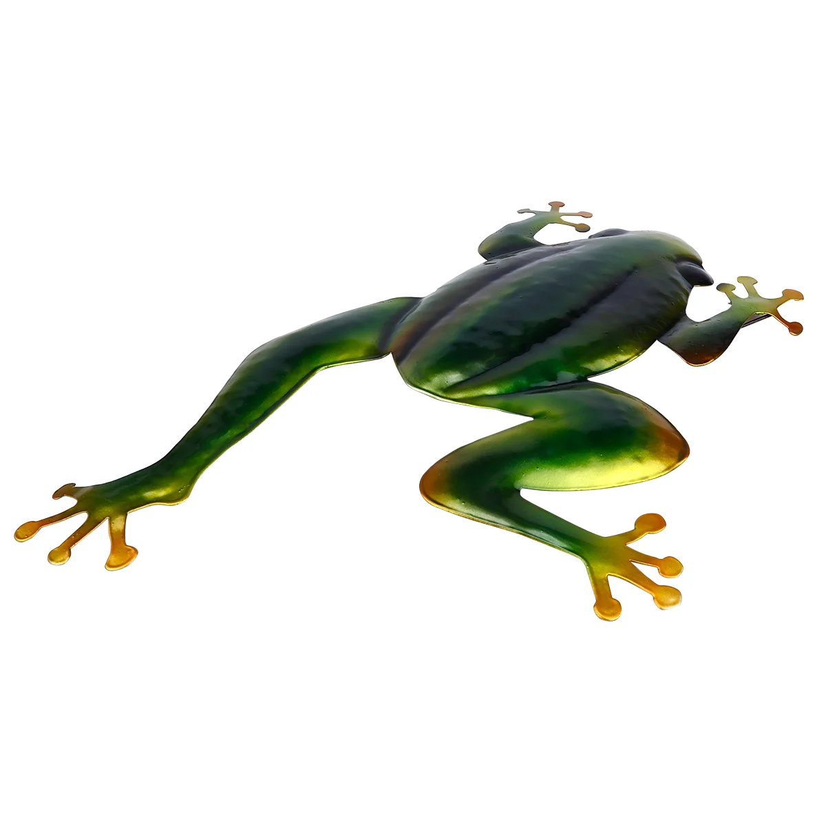 

Wall Frogsgarden Sculpture Decor Hanging Decorations Frog Yard Metal Iron Animal Ornaments 3D Decoration Vintage Rustic Decal