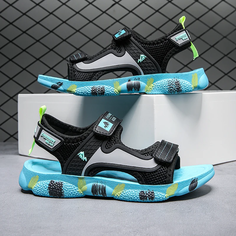 2023 Hot Sale Children Sandals Summer Beach Water Fashion Kids Shoes Lightweight Non-slip Soft Bottom Comfortable Baby Shoes