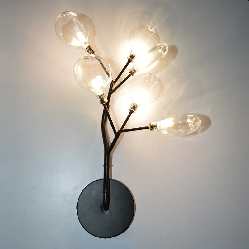

Modern Firefly LED Wall LightS Stylish Tree Branch Wall Lamp Decorative Firefly Wall Sconce Lighting
