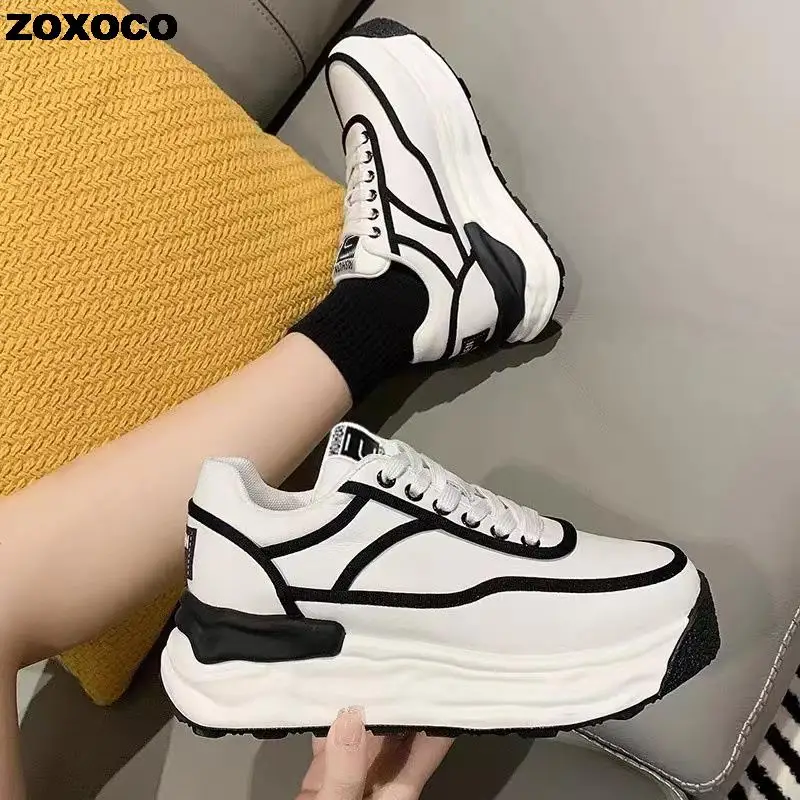 2022 Women Casual Shoes Fashion Summer Casual White Shoes  Platform Flat Shoes Sneakers Flat Mujer Shoes Women Casual Shoe