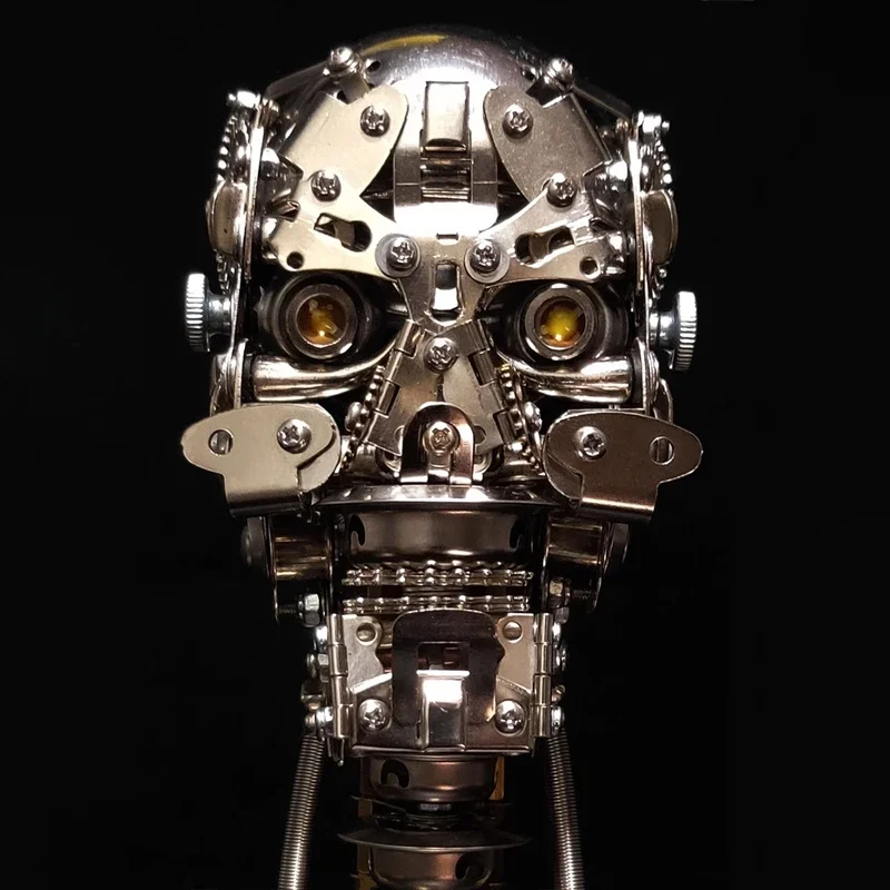 Пазлы механические в сборе с головой черепа 3D-пазлы набор металлических моделей