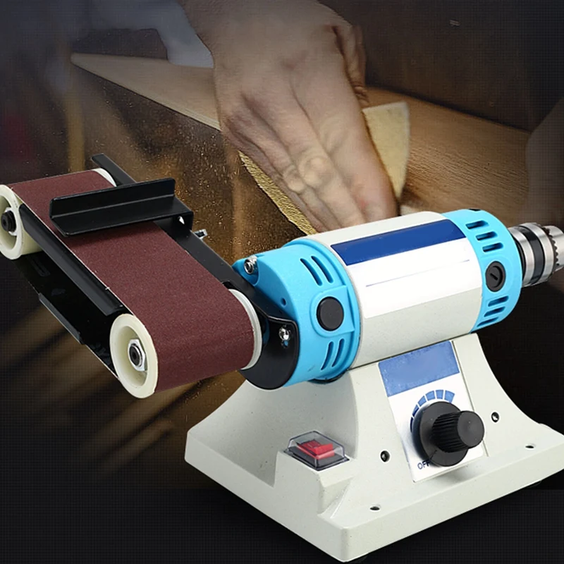 

Multifunctional Polishing Machine Electric Belt Sander Woodworking Matal Table Drilling Grinding Machine Cutter Edges Sharpener