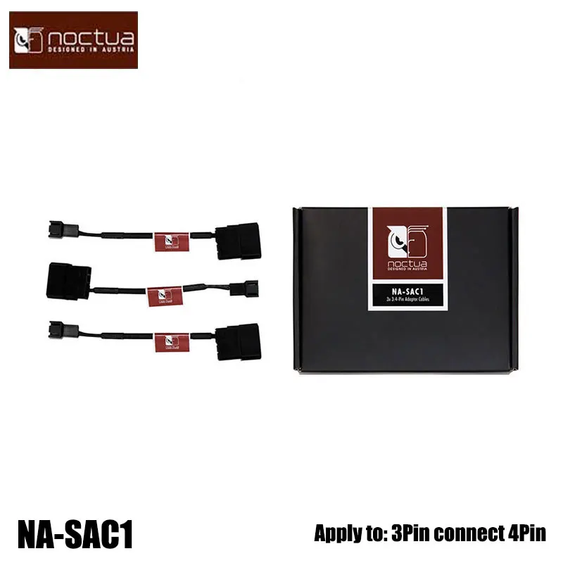 

Noctua NA-SAC1 Desktop Fan Adapter Cable 3PIN To Large 4PIN Interface 3Pin To D-Type Port