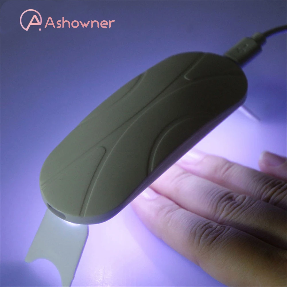 

Мини-Сушилка для ногтей с белыми светодиодными лампами UV3, 6 Вт