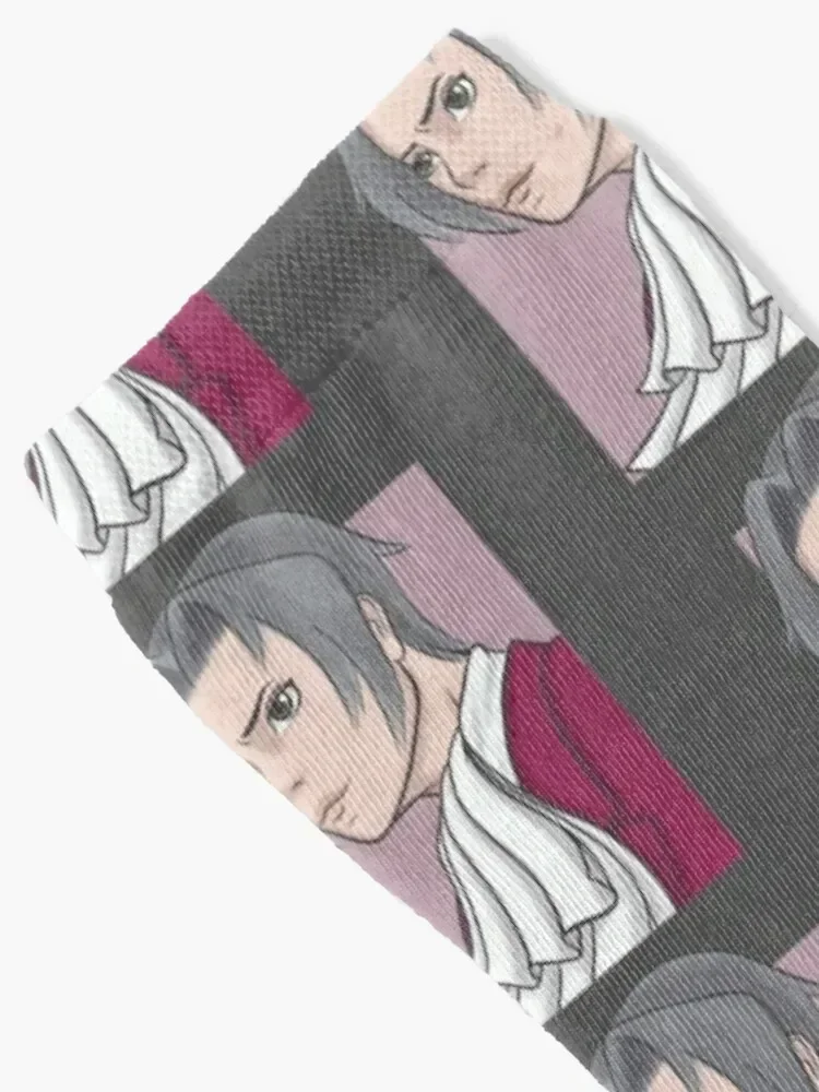 Miles Edgeworth портретные носки противоскользящие футбольные рождественские чулки