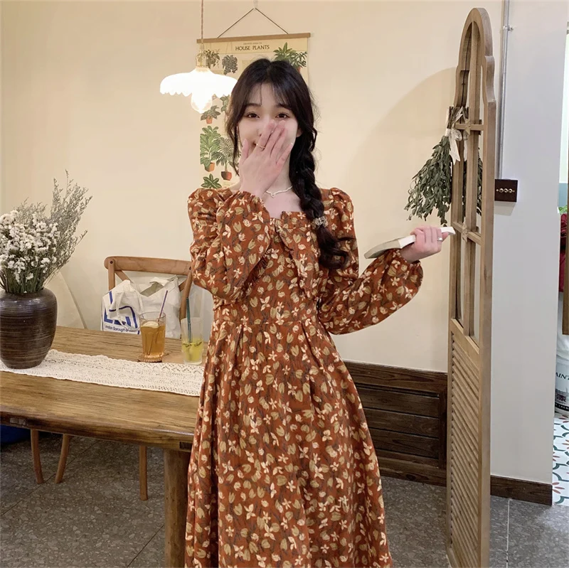 Элегантное милое платье большого размера с поясом Женская одежда весна-осень 2022