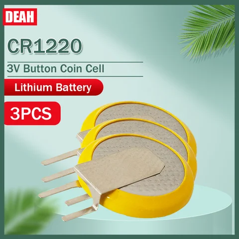 Литиевая батарея CR1220, 2-20 шт