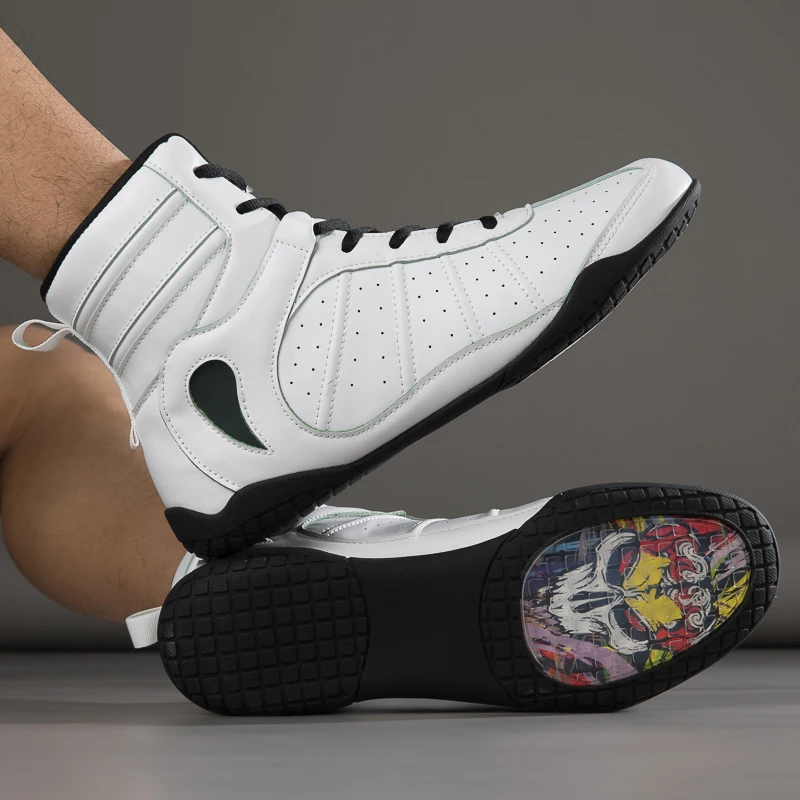 36-46 New Arrival Boxing Shoes Men Women Wrestling Boots Non-Slip Fighting Shoes Boxing Sport Sneakers Plus Size