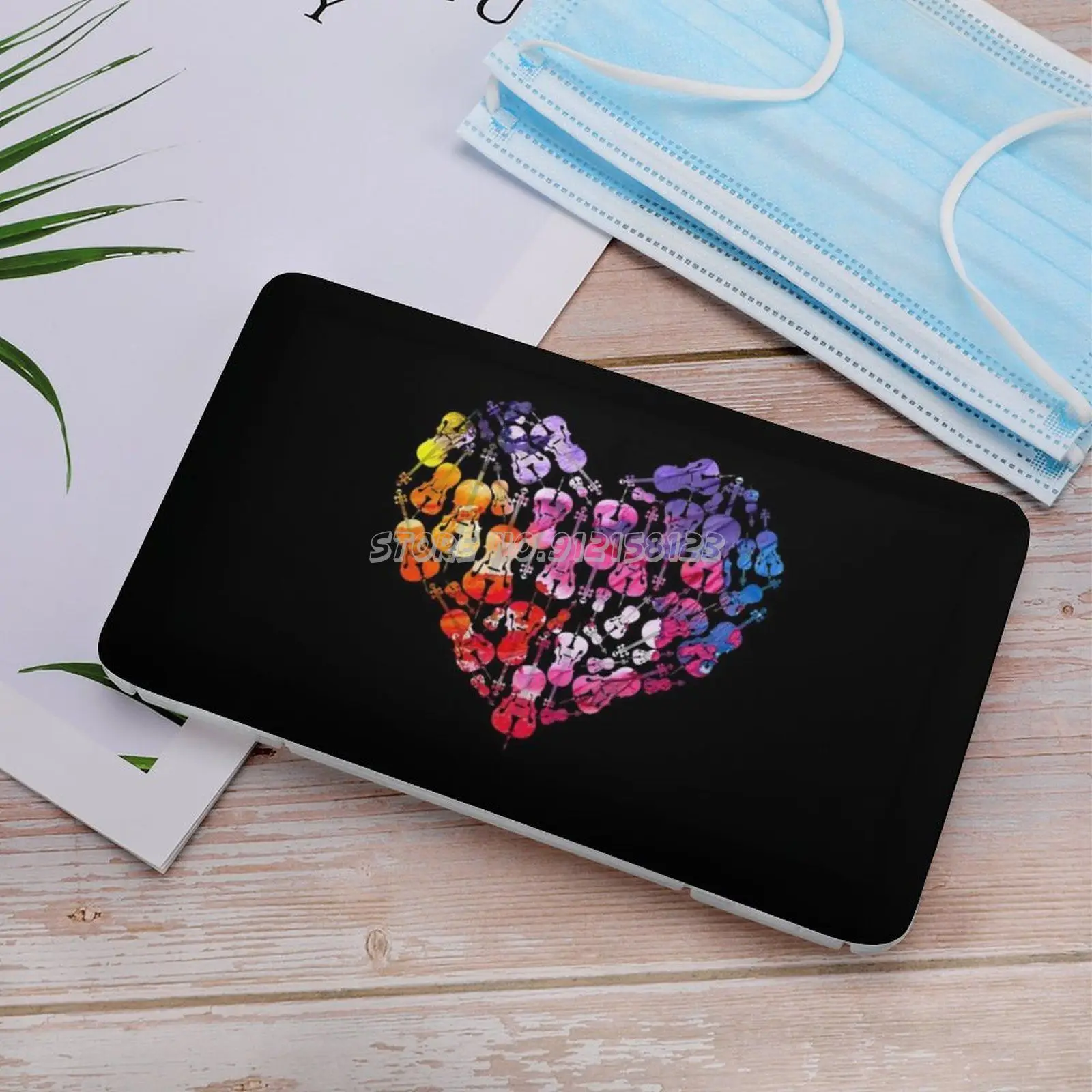 Виолончель Подарочная идея для музыкальных одноразовых масок коробка хранения