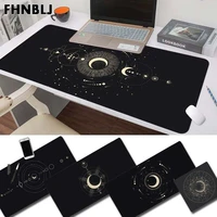 fhnblj moon sun planet cute customized laptop gaming mouse pad size for large edge locking speed version game keyboard pad