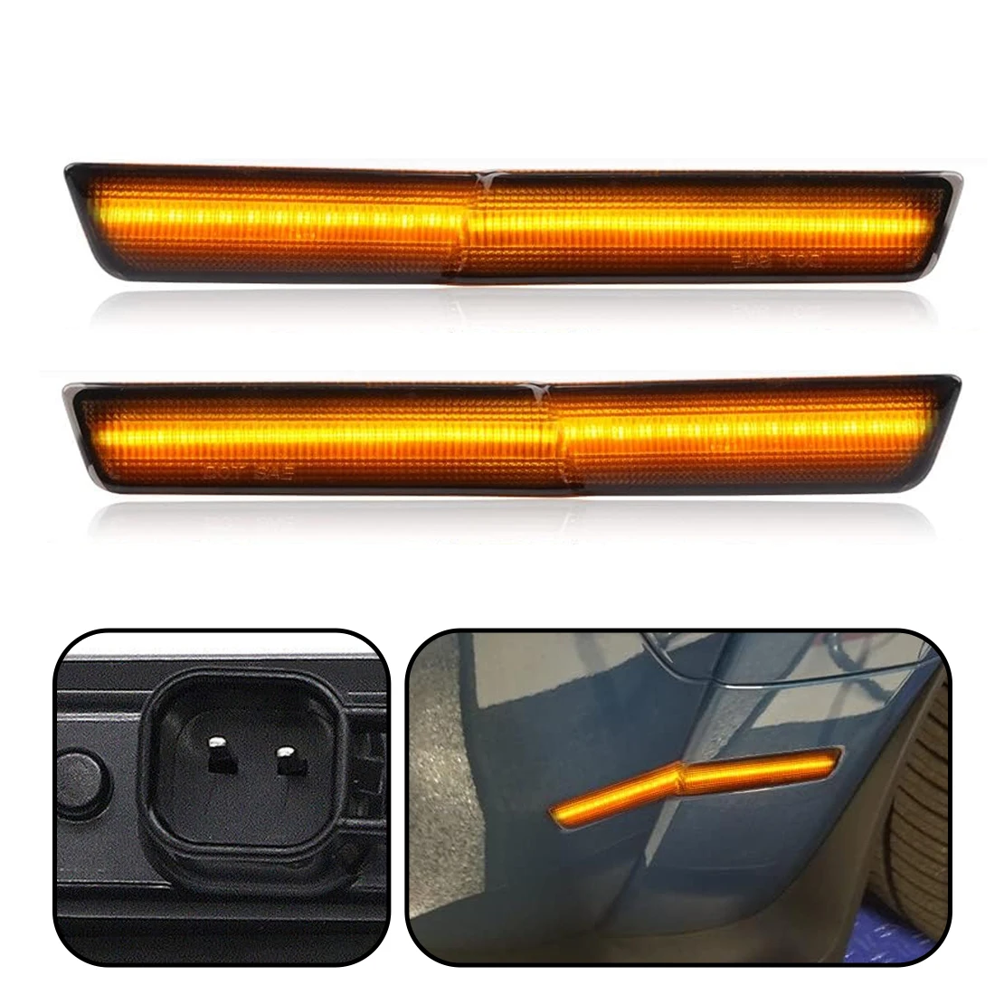 Габаритные огни заднего крыла 1 пара 12 В 5 Вт