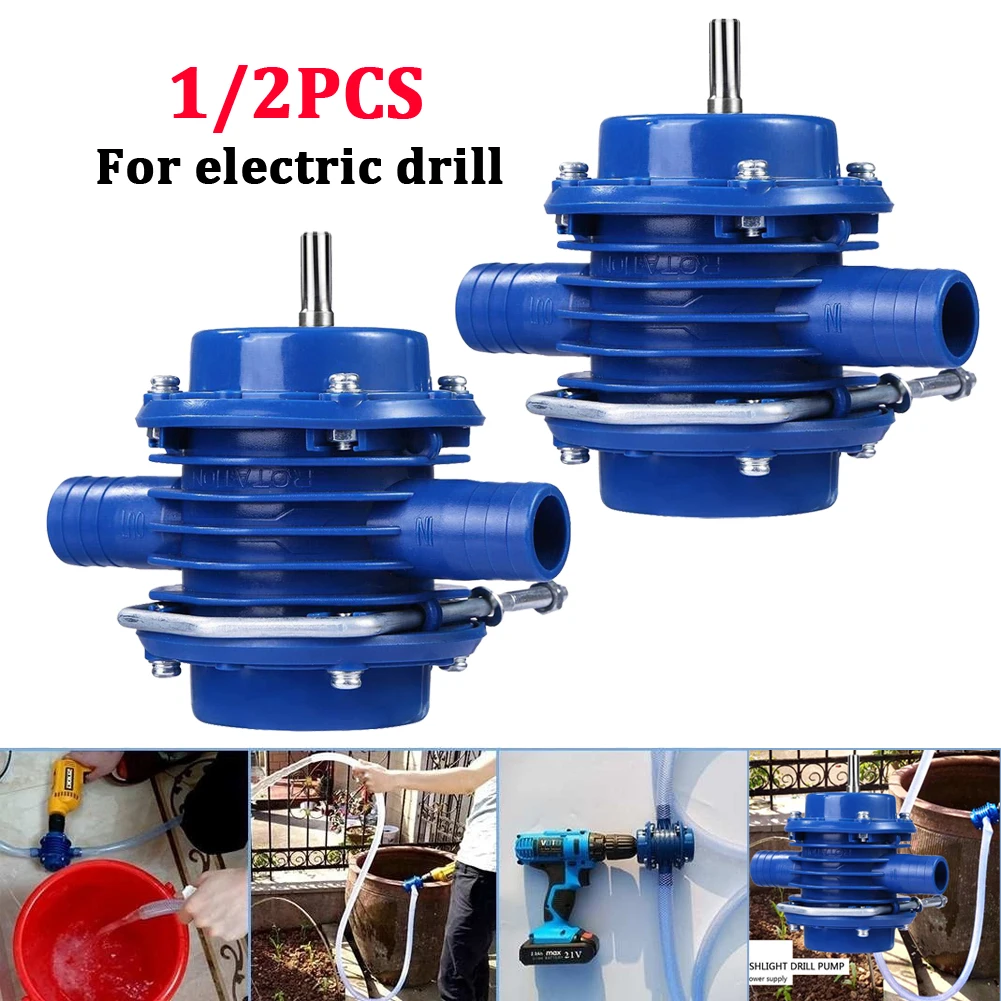 

1/2pcs Water Pump Self-Priming Dc Pumping Self-Priming Centrifugal Pump Household Small Pumping Hand Electric Drill Water Pumps