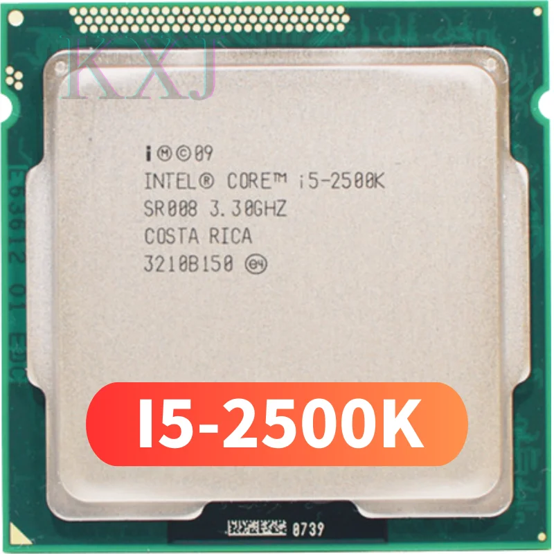 Бывший в употреблении четырехъядерный процессор Intel i5 2500K 3,3 ГГц LGA 1155 TDP 95 Вт 6 Мб кэш-памяти с HD графикой Стандартный процессор для настольного компьютера