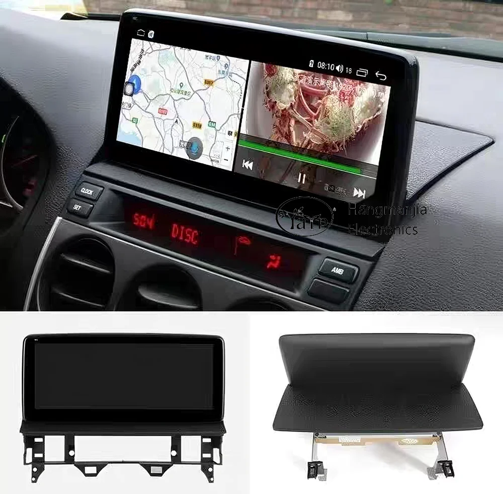 Фото Автомагнитола HMG Android 15 для Mazda6 Atenza 2002–2008 с GPS-навигацией, мультимедийным плеером 10.25 дюймов, Carplay, 4G, Android Auto, BOS №2