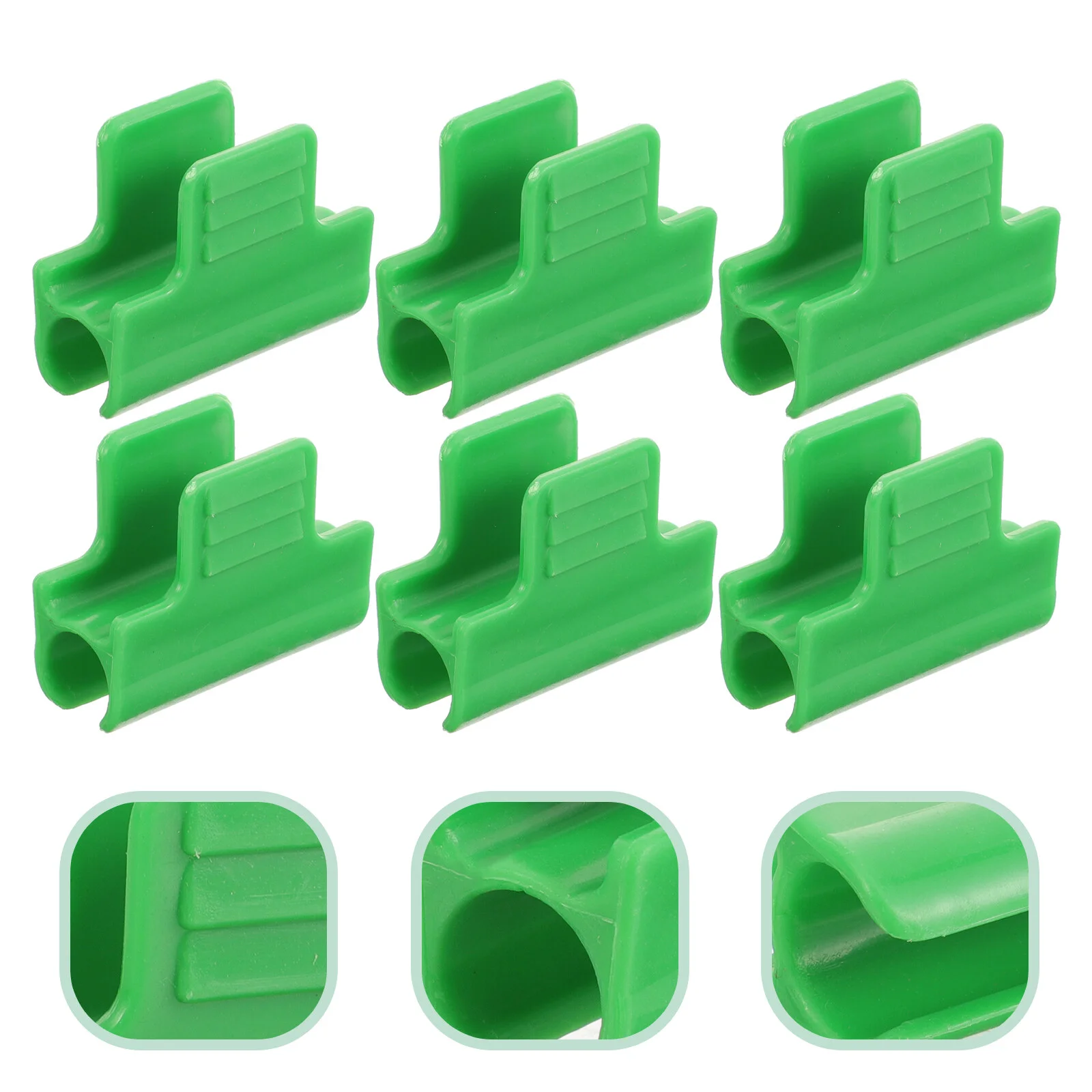 

50 Pcs Plastic Film Clip Green Vines Gardening Supplies Tent Accessories