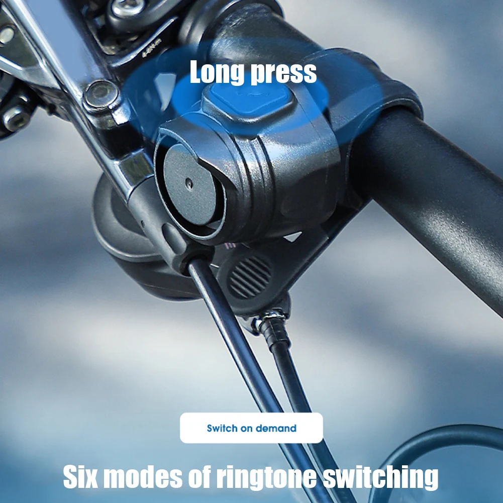 

Флуоресцентный звуковой сигнал, USB-зарядка, звуковой сигнал для горного велосипеда, предупреждающий сигнал, безопасность, электрический гр...