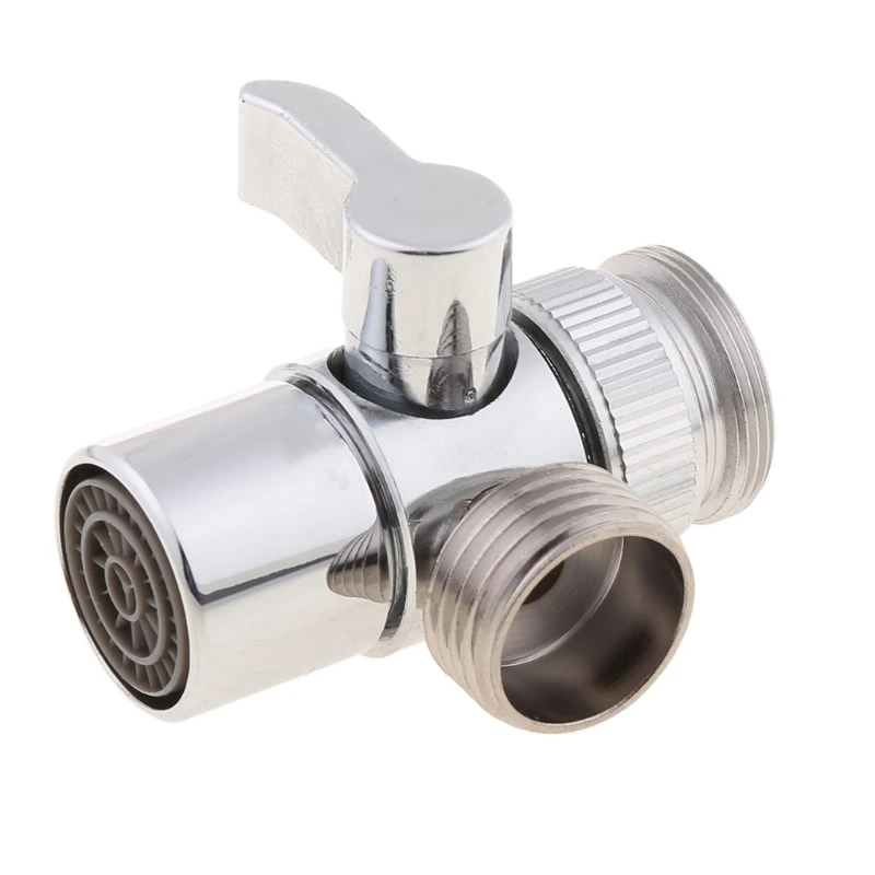 

Bathroom Kitchen Brass Sink for VALVE Diverter Faucet Splitter to Hose Adapter