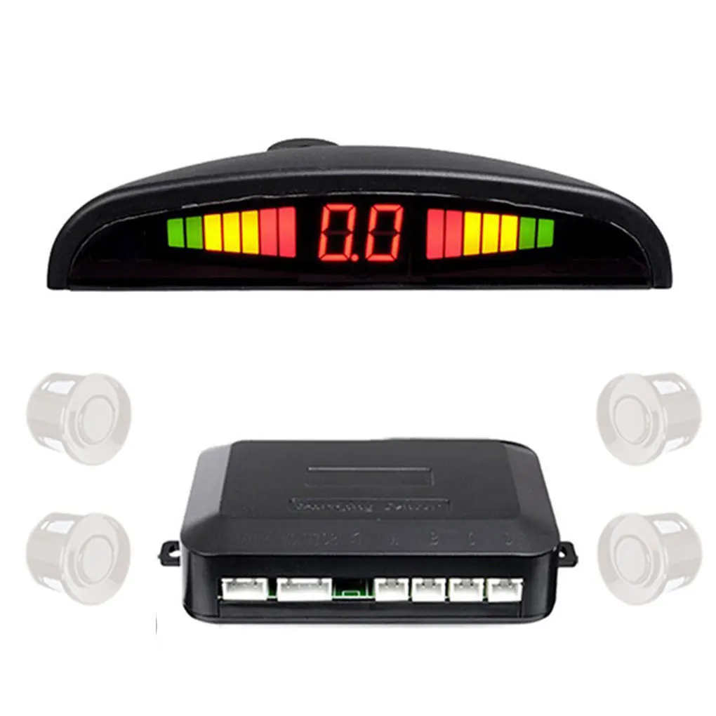 

Car Reverse Backup Parking System Bibi Sound Buzzer Alarm Reminder LED Displayer Car Parking Sensor Kit