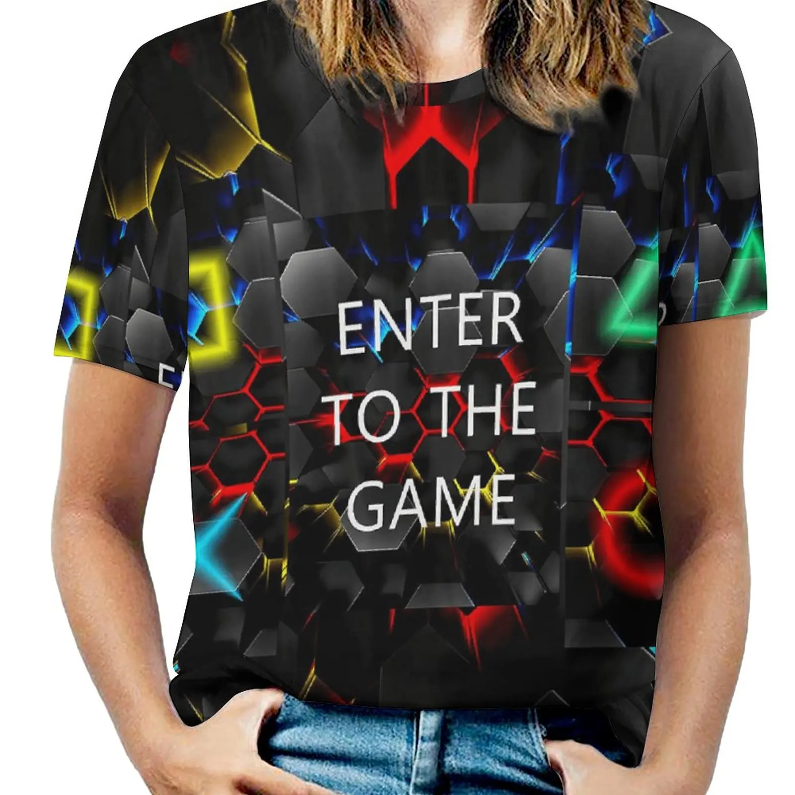 

Gamer Game Player for Boys (16) Campaign T-shirt Harajuku Geek Vintage Aactivity Competition Tees Eur Size