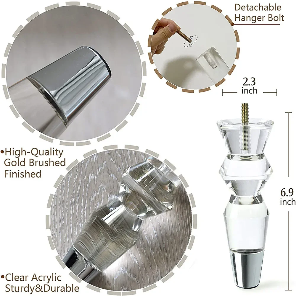 Набор из 5 сменных ножек для дивана 6 9 дюйма