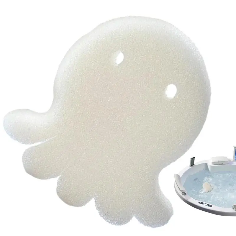 

Spa Oil Absorbing Sponge Cute Octopus Pool Oil Absorber Soft Sponge Filter With High Absorption Pool Supplies Cleaning Tool For
