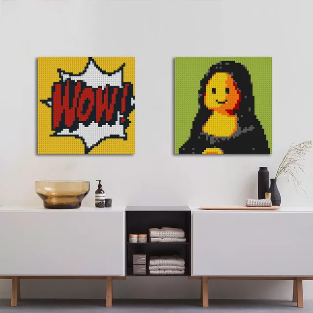 IXXI】ウォールピクチャー ピクセル モナリザ 200×200cm IXXI