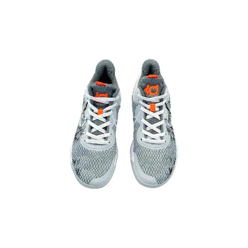 【Customize】Nike KD Trey 5 IX Basketball Shoes Unisex Mid-top White/gray/black Sneakers shoes CW3402-011
