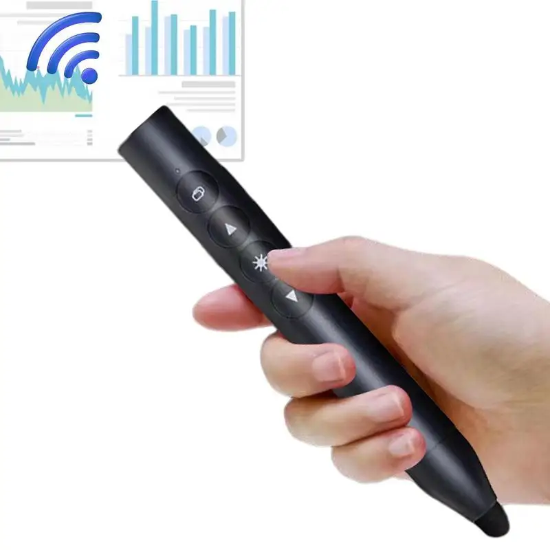 

Wireless Presenter Remote Control 2.4GHzUSB Projector Page Turning Pen For PPT Powerpoint Presentation Pointer Slide Advancer