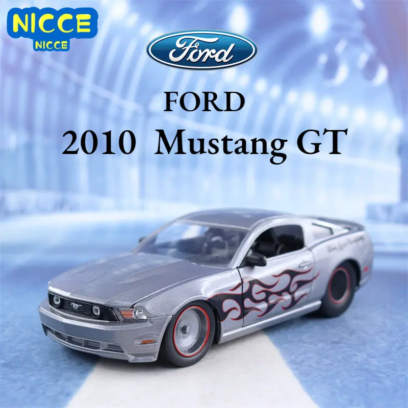 

Nicce Jada 1:24 2010 Ford Mustang GT High Simulation Diecast Car Metal Alloy Model Car Children's Toys Collection Gifts J266