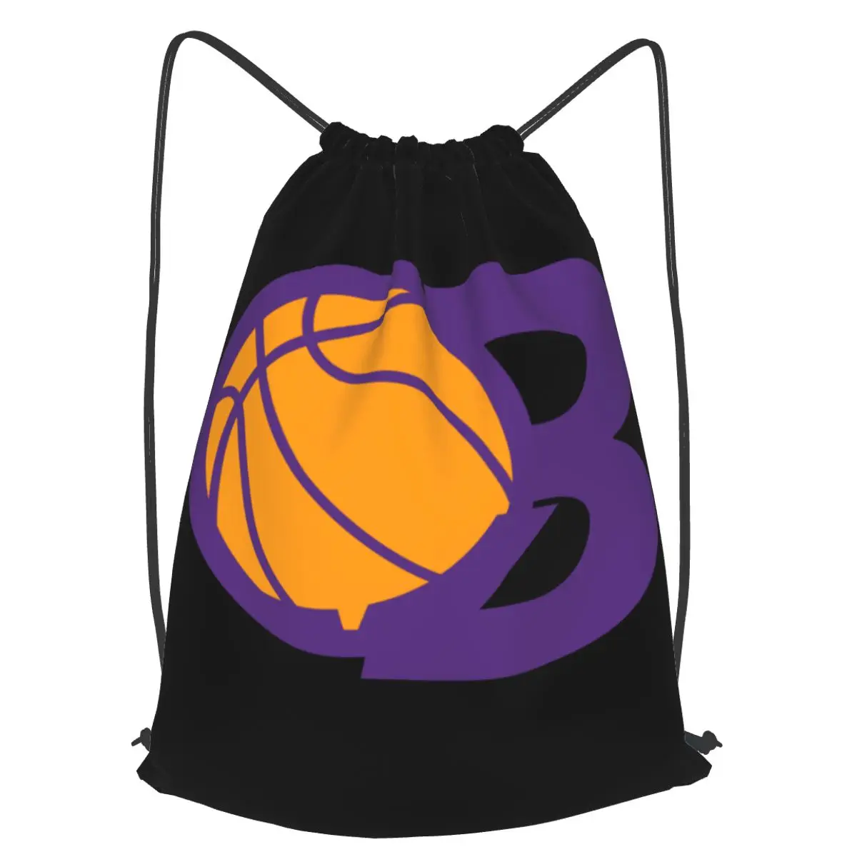 

Foldable Backpack for Gym Workout Outdoor Running Travel Cartoon School Eco Friendly Shopping Bag with Zipper Basketball