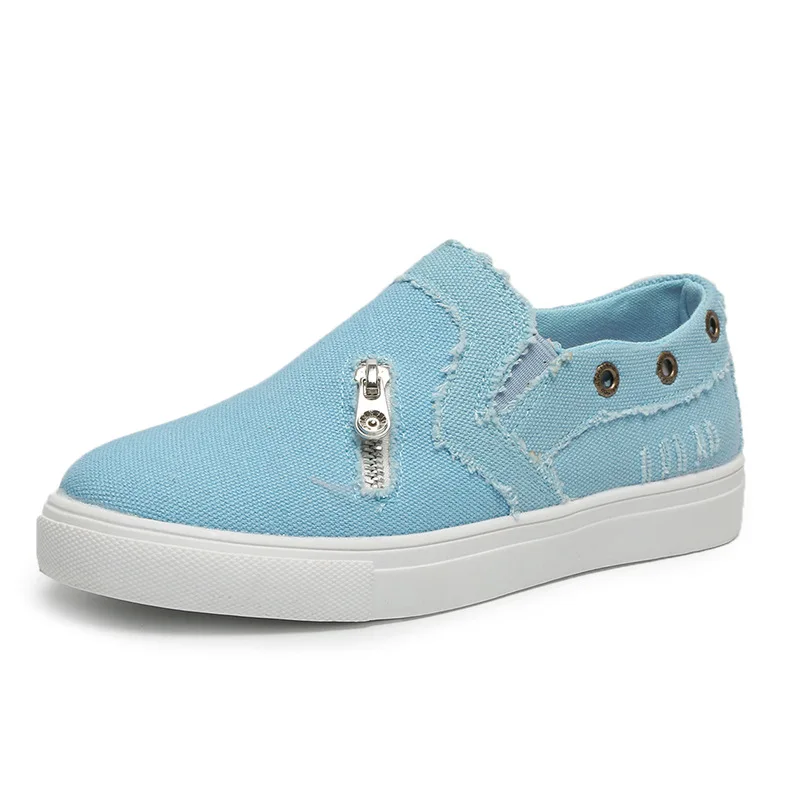 

Women's Shoes 2022 Trend Canvas Shoes Spring Comfort Casual Vulcanized Shoes Plus Size Slip on Students Sports Footwear Loafers
