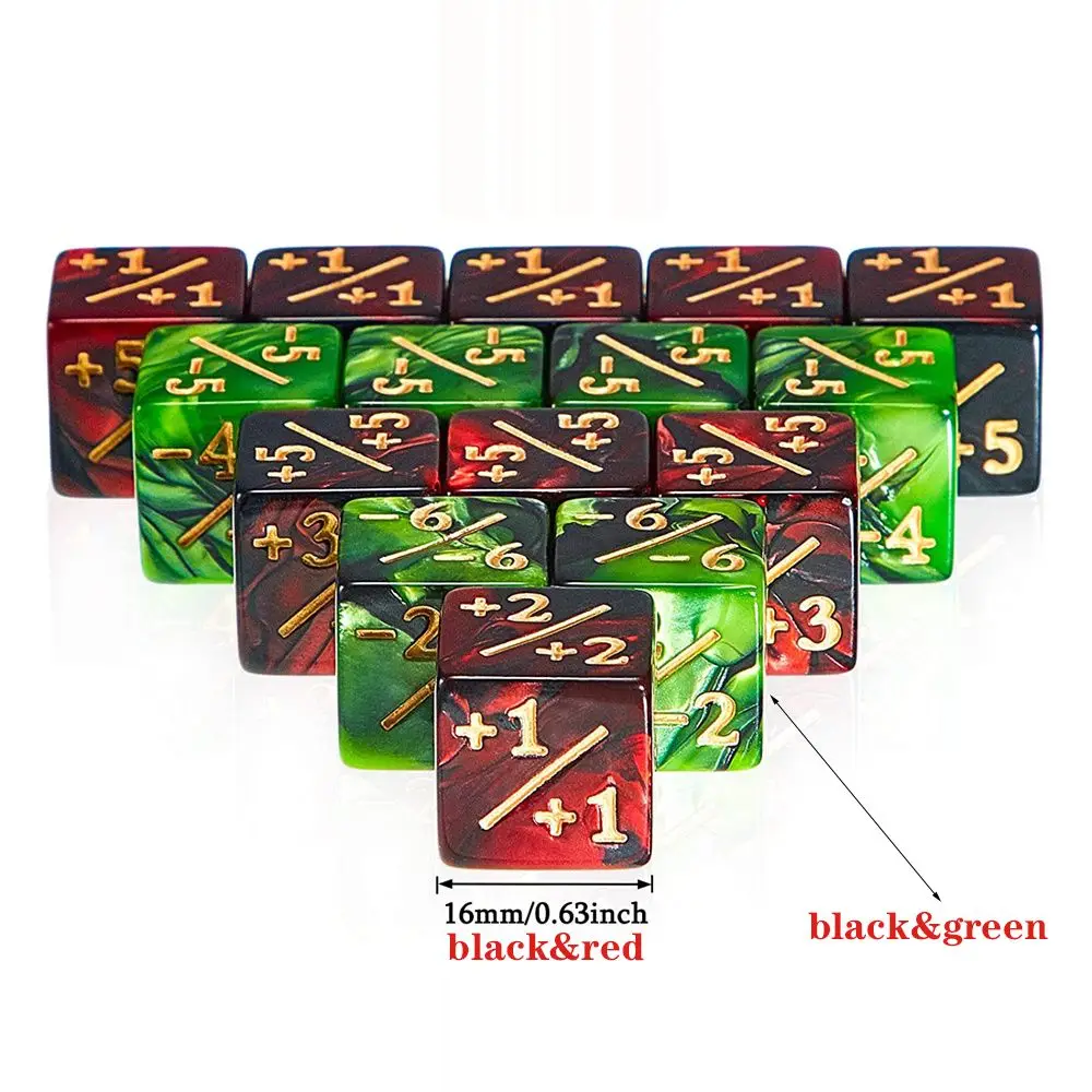 10 шт./компл. 6-сторонние кости для математической работы двух-детской модели плюс