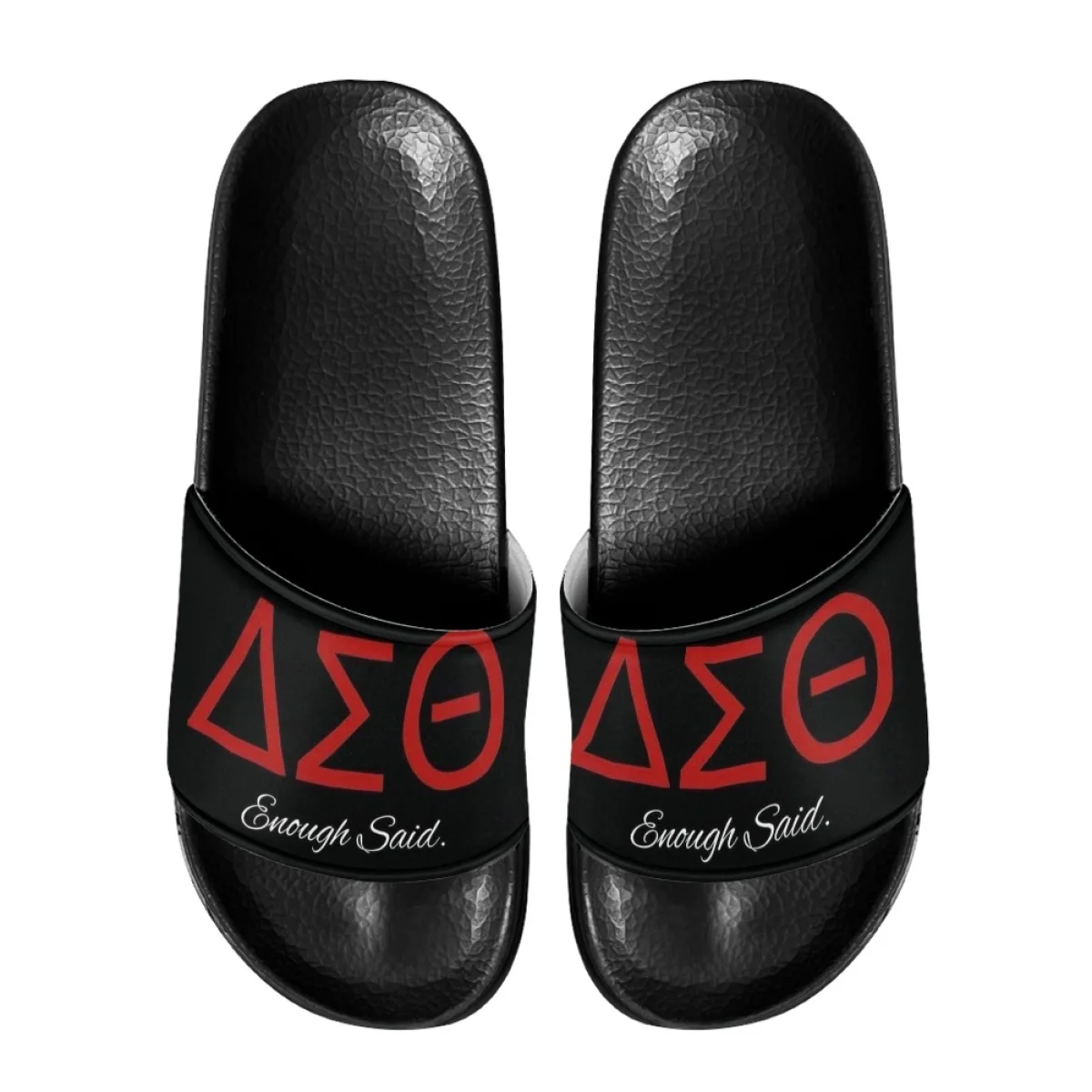 

Черные повседневные сандалии в африканском стиле Sorority 1913, легкие дышащие Повседневные тапочки, женские пляжные Нескользящие сандалии на плоской подошве