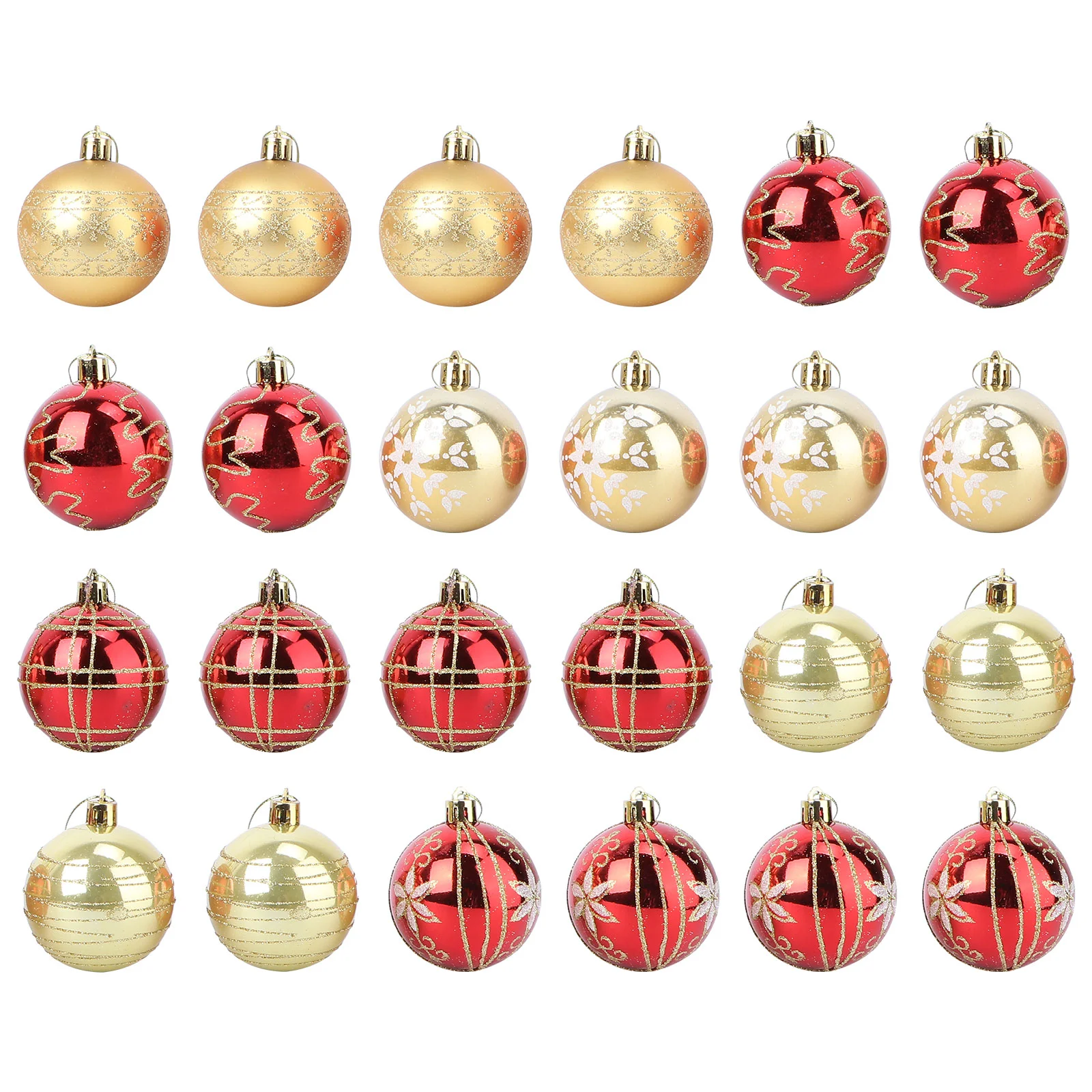 

24pcs Christmas Hanging Decoration Christmas Set Scene Layout Props