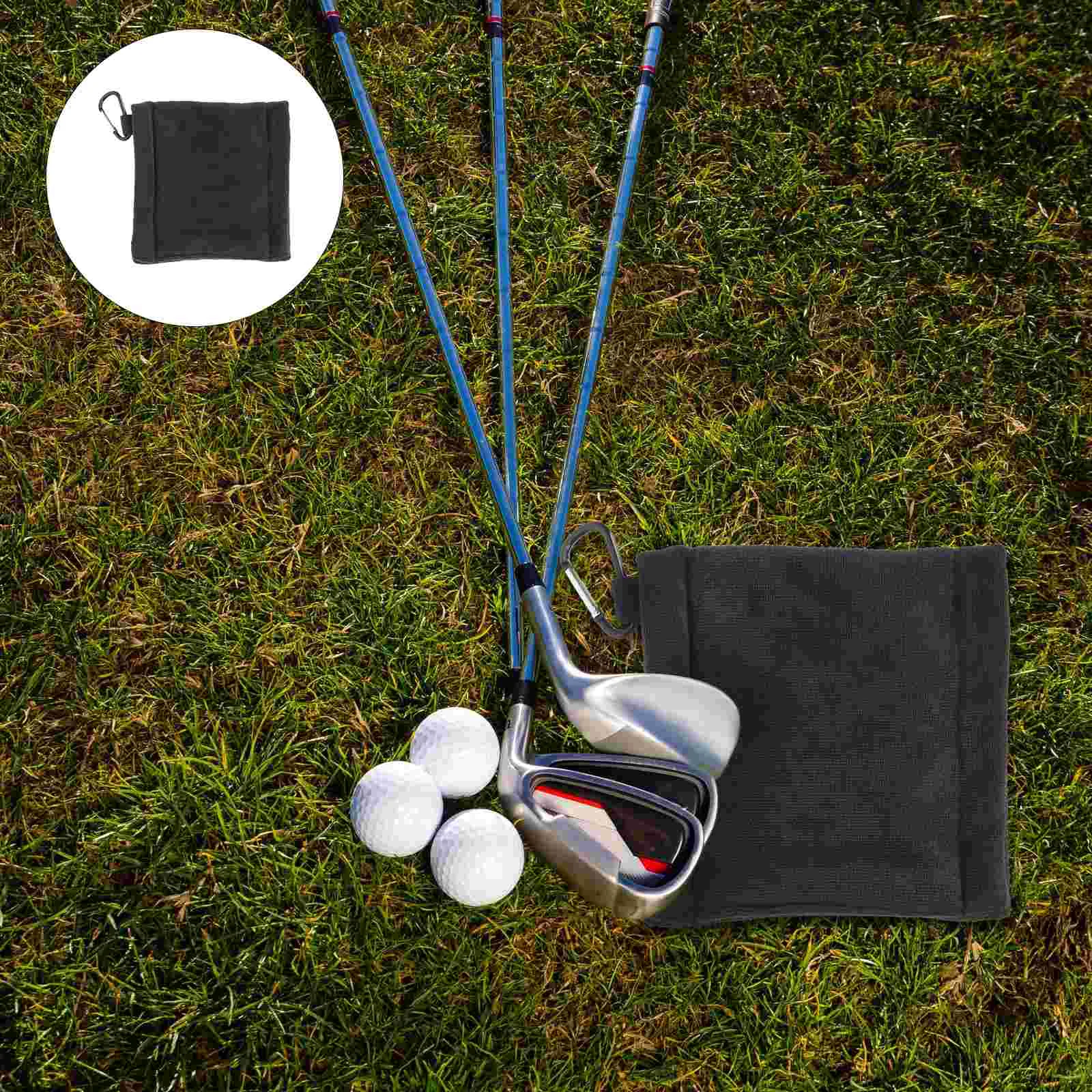 

Golf Towel Golfs Rod Cleaner Cleaning Supply Sport Multipurpose Wiping Accessories Portable Balls Golfing Microfiber