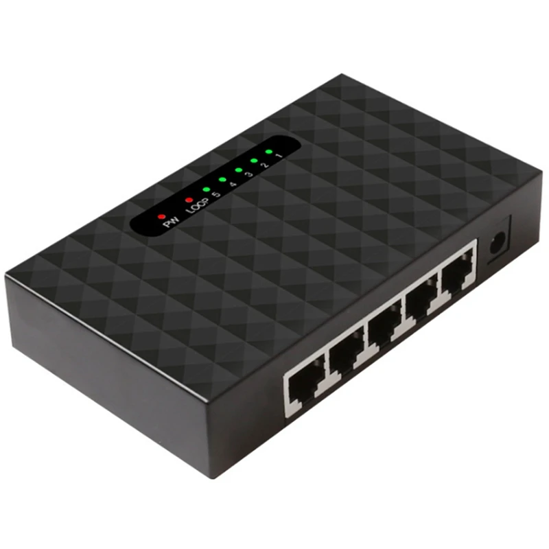 

5 Port Gigabit Switch Network Ethernet Switch Smart Vlan Network Switch Lan Hub Full Or Half Duplex Exchange