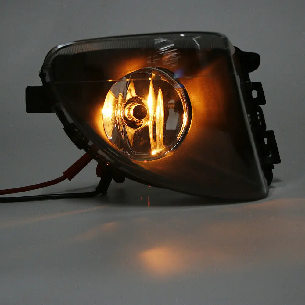 Автомобильный правый бампер прозрачные линзы противотуманная лампа для BMW 5