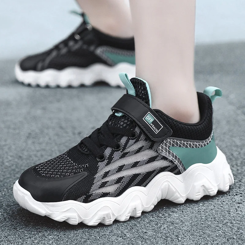 Fashion Boys Sport Shoes Kids Running Sneakers Children Breathable Tenis Walking Casual Shoes Lightweight Sneakers Girls