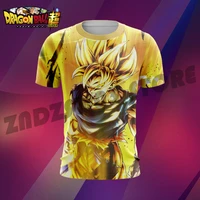 mens t shirt anime dragon ball super saiyan print clothing hip hop street party travel essential tops high quality hot sale