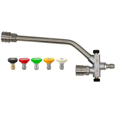 Насадка для мойки высокого давления с двойным наконечником для пенопласта