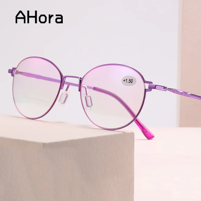 Очки Ahora женские бифокальные для чтения элегантные овальные пресбиопические