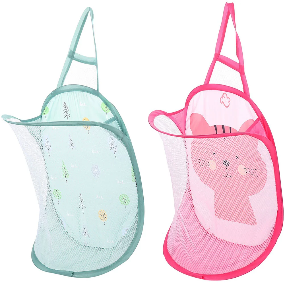 

Basket Laundry Hamper Clothes Dirty Storage Collapsible Mesh Foldable Hangingwashing Bincontainer Bathroomfolding